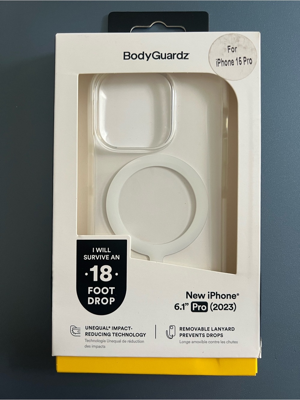 Body Guardz Clear MagSafe-Compatible iPhone Case 15 Pro